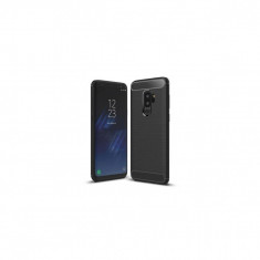 Husa Compatibila cu Samsung Galaxy S9+ Plus G965-Iberry Carbon Neagra