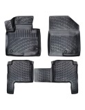 Set covorase auto din cauciuc tip tavita pentru Hyundai Santa Fe III 2012-2017