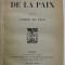 AU SEUIL DE LA PAIX par COMTE DE FELS , EDITIE INTERBELICA