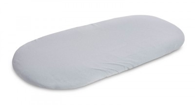 Cearsaf de bumbac jersey cu elastic Sensillo 90x40 cm Gri foto