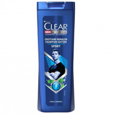 Sampon CLEAR Men Champion Edition, 250 ml, pentru Par Normal, Extract de Menta, Sampon cu Menta, Sampon pentru Barbati, Produse de Ingrijire a Parului