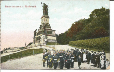 carte postala (ilustrata)-GERMANIA-Monumentul Niederwald foto