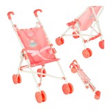 Carucior Pentru Papusi pilabil Annabell, Tip Umbrela, Roz, 26 cm x 43 cm x 53 cm
