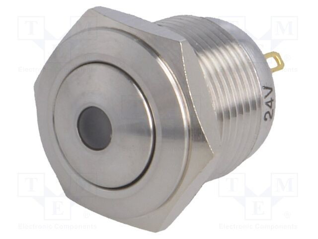Comutator anti-vandalism ONPOW Poz: 2 SPST-NO 2A/36VDC IP65 galben
