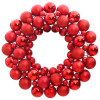 VidaXL Coroană de Crăciun, roșu, 45 cm, polistiren