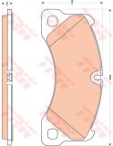Set placute frana,frana disc PORSCHE CAYENNE (9PA, 955) (2002 - 2010) TRW GDB1774