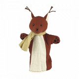 Papusa de mana marioneta veverita din bumbac,25 cm, Egmont Toys