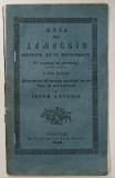 MANA LUI DAMASCHIN DE IEROMONAH ANTONIE - BUC. 1846