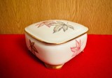 CASETA DIN PORTELAN FIN CREM- MARCAJ ROSENTHAL MARKTREDWITZ GERMANY L9,5CM
