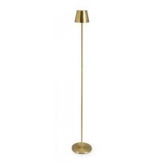 Lampadar cu led metal auriu Etna 17x115 cm