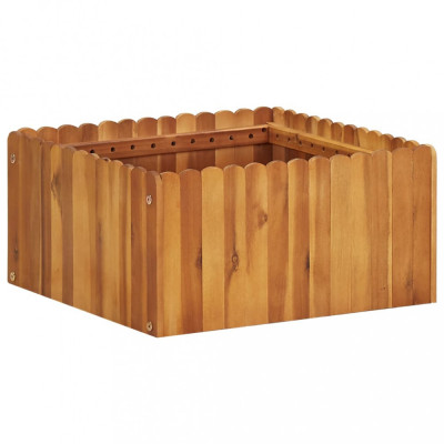 Strat &amp;icirc;naltat de gradina, 50 x 50 x 25 cm, lemn masiv de acacia GartenMobel Dekor foto