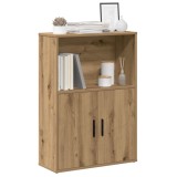VidaXL Bibliotecă, stejar artizanal, 60x24x85 cm, lemn prelucrat