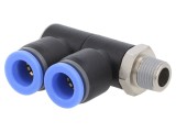 Distribuitor Plug-in Alamă Nichelată 0.95-15 Bar