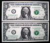 101. USA SUA 2X1 DOLLAR 2009 SERII CONSECUTIVE SR. 499-500 AUNC