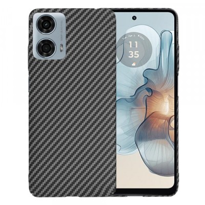 Husa pentru Motorola Moto G24 Power, Techsuit, Carbonite FiberShell, Neagra foto