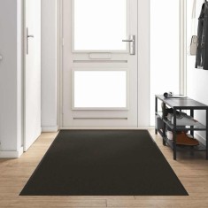 vidaXL Covoraș de intrare Altele Negru 120 x 350 cm Poliamidă și PVC 4100719