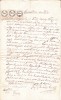 A3727N Contract de v&acirc;nzare-cumpărare, 1859, T&acirc;rgu Lăpuș, limba maghiară, timbru fiscal de 6 și 15 creițari