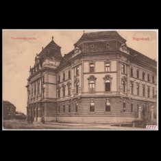 Carte poștală veche Oradea &ndash; T&ouml;rv&eacute;nysz&eacute;ki Palota (Palatul Tribunalului) &ndash; 1915