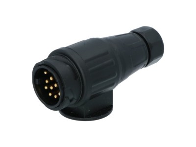 Fisa remorca auto Carpoint 12V 13 pini plastic Tip Jager ISO 11446, 1 buc foto