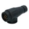 Fisa remorca auto Carpoint 12V 13 pini plastic Tip Jager ISO 11446, 1 buc