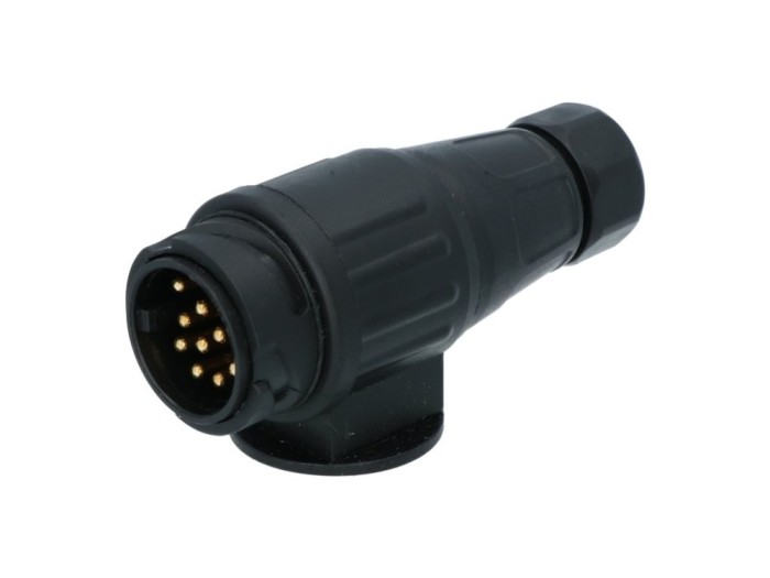 Fisa remorca auto Carpoint 12V 13 pini plastic Tip Jager ISO 11446, 1 buc
