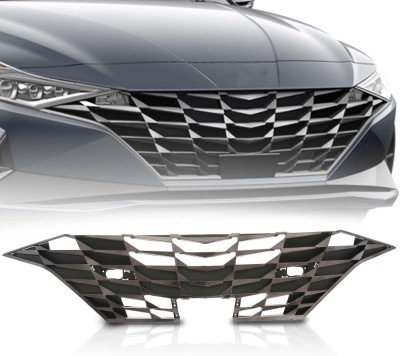 Grila masca fata HYUNDAI ELANTRA (AD), 2021-, model SEL, Fabricat in Korea, negru; cu Advanced Driver Assistance Systems (ADAS), foto