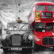 Fototapet 00698 Taxi si autobus in Londra