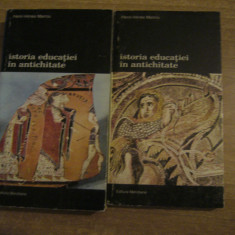 Henri-Irenee Marrou - Istoria educatiei in Antichitate (2 volume)