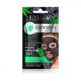 BEA33-100 Masca de fata Eveline Cannabis Skin Charcoal 3in1 7 ml