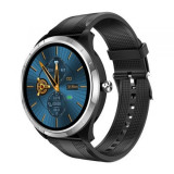 Cumpara ieftin Smartwatch STAR X3 Silver cu bratara neagra din TPU, 1.3 Full Touch, EKG, Saturatie oxigen, Ritm cardiac, Presiune sanguina, IP68