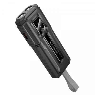 Baterie Externa Borofone BJ54 Graceful, 10000mAh, 22.5W, QC + PD, 1 x USB-A - 1 x USB-C, Neagra foto