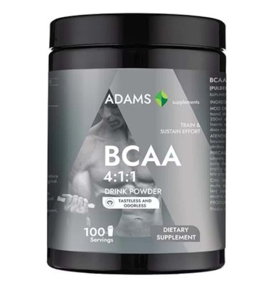 BCAA 4:1:1 Fara Aroma 400 grame Adams Vision foto