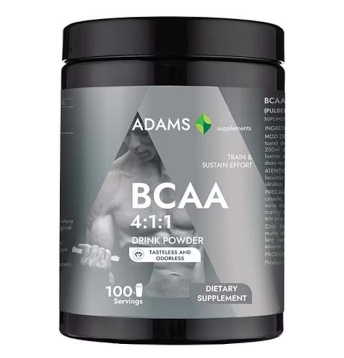 BCAA 4:1:1 Fara Aroma 400 grame Adams Vision