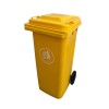 Container Deșeuri Leziter 120L Galben, HDPE, Standard EN-840