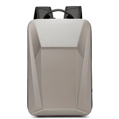 Rucsac pentru laptop, impermeabil, unisex, cu carcasă din plastic, sistem antifurt, &icirc;ncărcare USB și USB-C, fixare pe valiză - Flytec&trade;