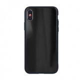 Husa Silicon Glass Aurora Neagra pentru Samsung Galaxy J4 (J400) - Protectie Premium