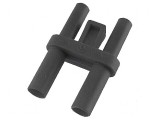 Conector banană 4mm 36A negru nichelat