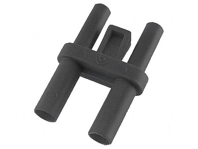 Conector banană 4mm 36A negru nichelat