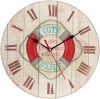 Ceas de Perete Lemn Artall, 30cm, Multicolor, Silentios - Design Modern, Fara Ticait, Cifre Mari, Decorativ, Living, Dormitor
