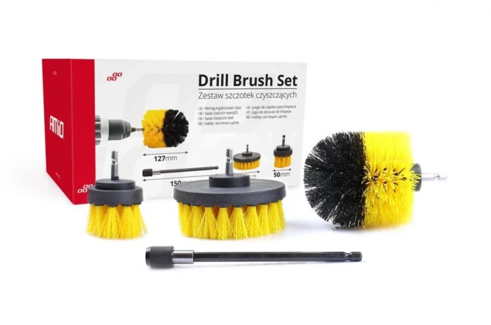 Set 4 piese perii de curatare si slefuire AVX-AM02592