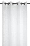 Perdea Pa&times;Ton 140X260 Cm, Culoare Alb, 100% Poliester