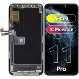 Display cu Touchscreen ZY pentru Apple iPhone 11 Pro, cu Rama, Versiune LCD In-Cell IC Movable, Negru