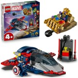 LEGO&reg; Marvel - Capitanul America vs Thanos 76319, 107 piese