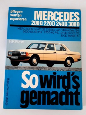 Manual carte tehnica Automobil Mercedes 200D / 220D / 240 D / 300D foto