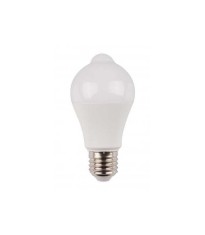 Bec cu LED cu senzor de miscare PIR A60 12W lumina rece Well foto