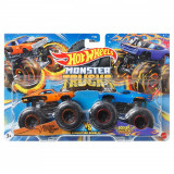 Set 2 masini Monster Truck, Hot Wheels, Dodge Charger si Rodger Dodger, HNX30