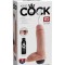 Dildo 8&quot; Squirting Cock with Balls, Light