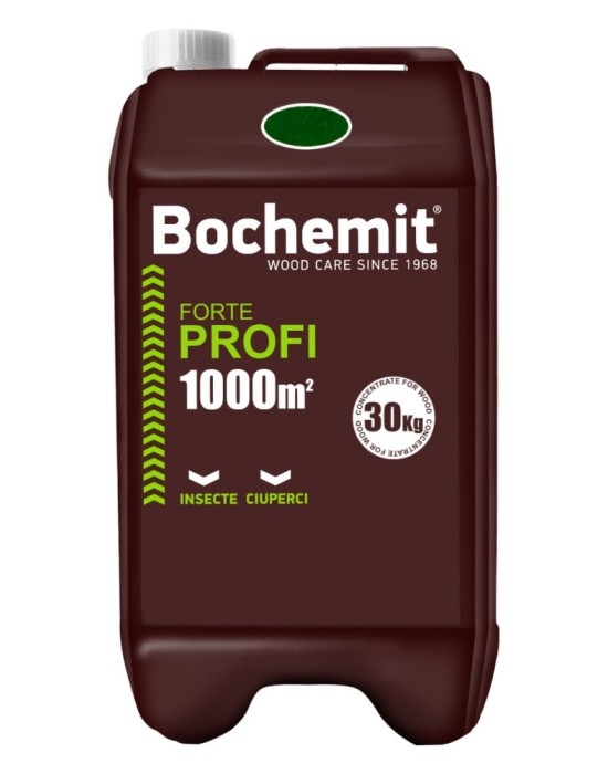 Bochemit Forte Profi verde - protectie lemn in contact cu solul 30kg