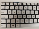 Tastatura Laptop, Asus, S550, S550C, S550CA, S550CB, S550CM, S550X, S550V, iluminata, argintie, layout UK