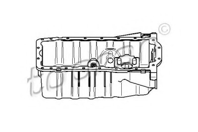 Baie ulei VW POLO (9N) (2001 - 2012) TOPRAN 110 614 foto